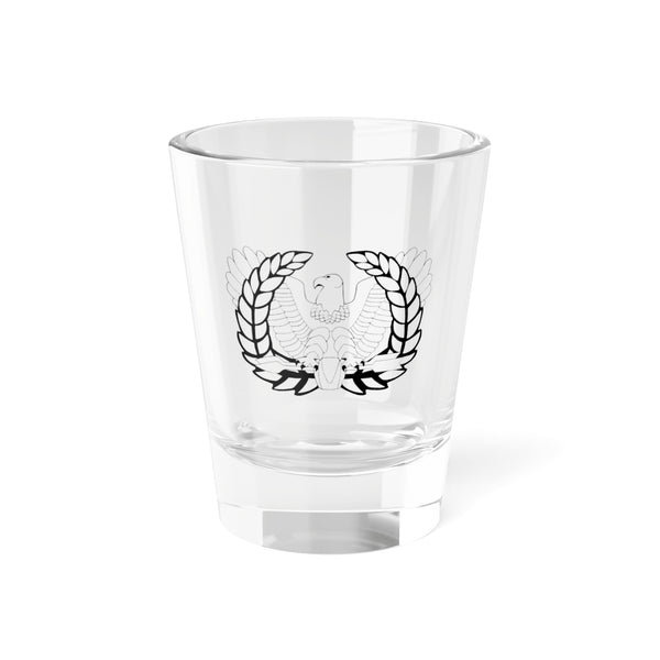 Army Warrant Officer Eagle Rising Shot Glass, 1.5oz